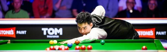 斯诺克大师赛：斯佳辉2-6凯伦-威尔逊，后者将战罗伯逊或韦克林